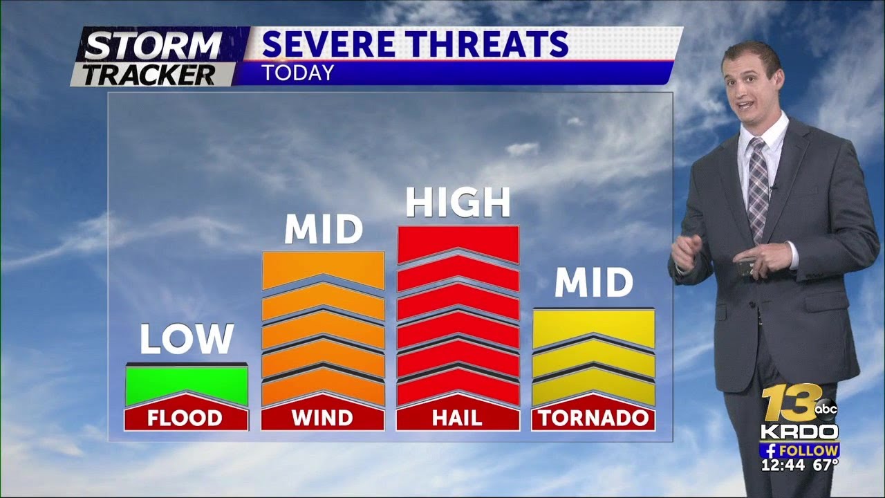 Severe Storms Expected Today - YouTube