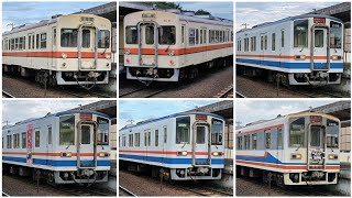 【発車・到着シーン集】関東鉄道常磐線 戸頭駅  キハ310形・キハ2100形・キハ2200形・キハ2300形・キハ2400形  2023年7月