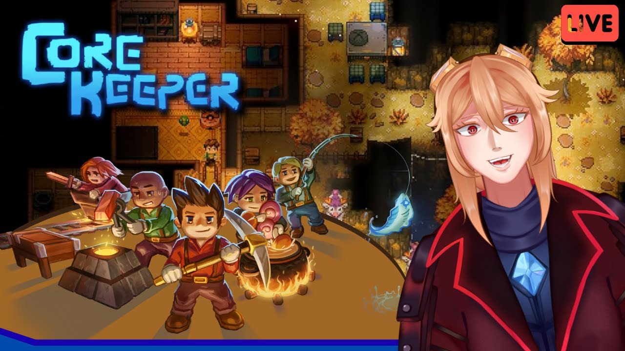 『 CORE KEEPER 』PRIMEIRA LIVE DO ANO! LIVE DO MEU BURACO! KKKKKJJJ