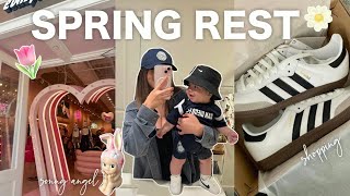 SPRING RESET 🌷✨🛍️🌸| spring shopping, deep cleaning, haul, building romeo’s crib, sonny angels!