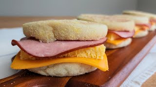 Freezer-Friendly Breakfast Sandwich Meal Prep | Easy Sheet Pan Eggs Recipe