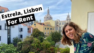 Tour a beautiful apartment for Rent in the historical Estrela Neighborhood in Lisbon!