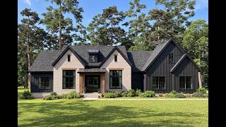 Modern Transitional House Plan | 2,450 Sq Ft, 3-4 Bedrooms & 2.5 Baths | Plan 009-00533