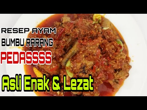 Resep Ayam Rarang Khas Lombok