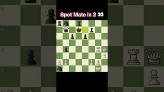 Spot Mate in 2👀 #chess #puzzle