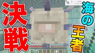 【ドズクラ】ついに対決！『エルダーガーディアン』討伐なるか！？【マイクラPART34】【ドズぼん】