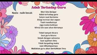 LAGU ADAB TERHADAP GURU
