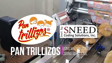 SNEED-JET® Inkjet Printer Date Coding on a Flow Wrapper