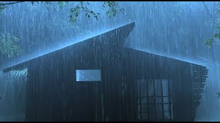  Rain and Thunder Sounds 24/7 - Dark Screen | Thunderstorm for Sleeping - Pure Relaxing Vibes