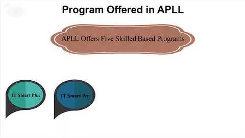 APLL Program counseling videos part- 2