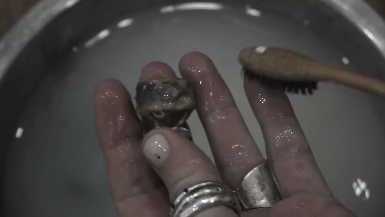 Process of lost wax casting silver and gold ring by INNERSTONE
