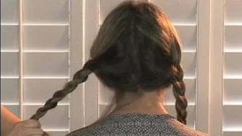 Tips for Long Hairstyles : How to Do Pigtail Braid...