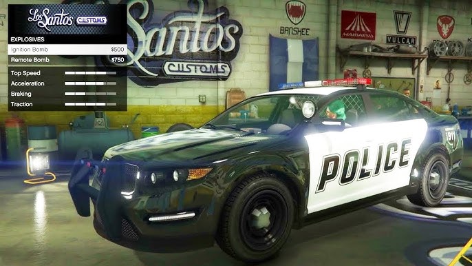 Como Tunar o Carro da POLÍCIA no GTA 5? Sem Mods!! 