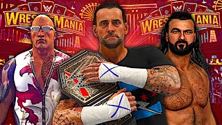 LIVE: Can CM PUNK Main Event WrestleMania Vegas? | WWE 2K24 Challenge