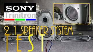 2.1 Sony Trinitron Kv-29Fs65B Crt Tv Speaker System B & Sound Test