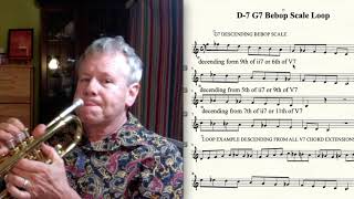 Bebop Scales Lesson 4 - The V7 Bebop Scale Scale Loop