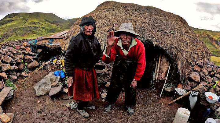 This couple LIVE ALONE in an inhospitable CORNER of the PERUVIAN ANDES - Timotea and Joaquín