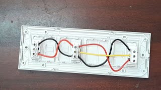 3 switch control 1 bulb connection tutorial #electrical #tutorial