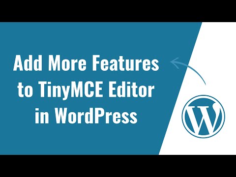 add more features to TinyMCE editor in WordPress