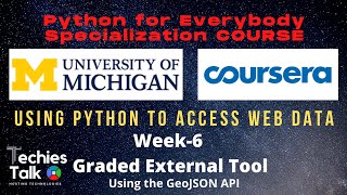 Using Python To Access Web Data Week-6 Graded Tool Assignment | Using the GeoJSON API || Coursera