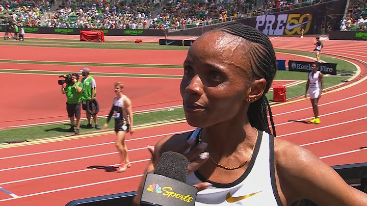 Beatrice Chebet emotional after setting world record in Prefontaine Classic 5000m win | NBC Sports