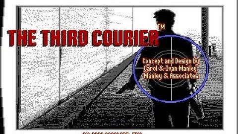 The Third Courier [PC DOS, 1989] longplay (complete)