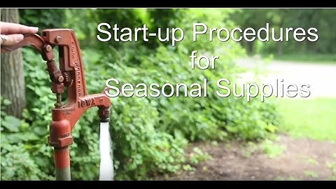 Revised Total Coliform Rule (RTCR) Level 1 Assessments and Start-up Procedures - Iowa DNR