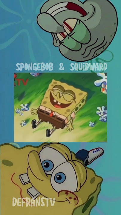 kata-kata Spongebob membuat Squidward sedih 🥺 #shortvideo #short