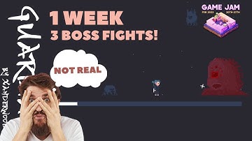 My game is NOT REAL and has 3 BOSS FIGHTS!! 😮Brackeys Game Jam 2022.1