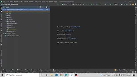 How to make the packages in the folder structure expand in Android Studio instead of dot separator?
