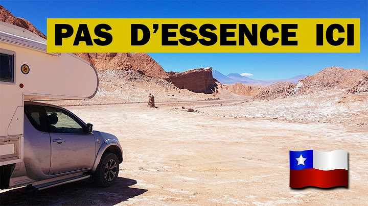 20. La PEUR de la panne d'ESSENCE en plein désert #VANLIFE