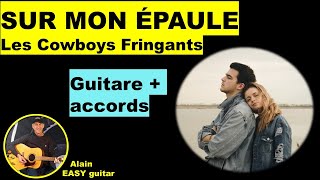 Video thumbnail of "SUR MON ÉPAULE / guitare + accords + paroles"