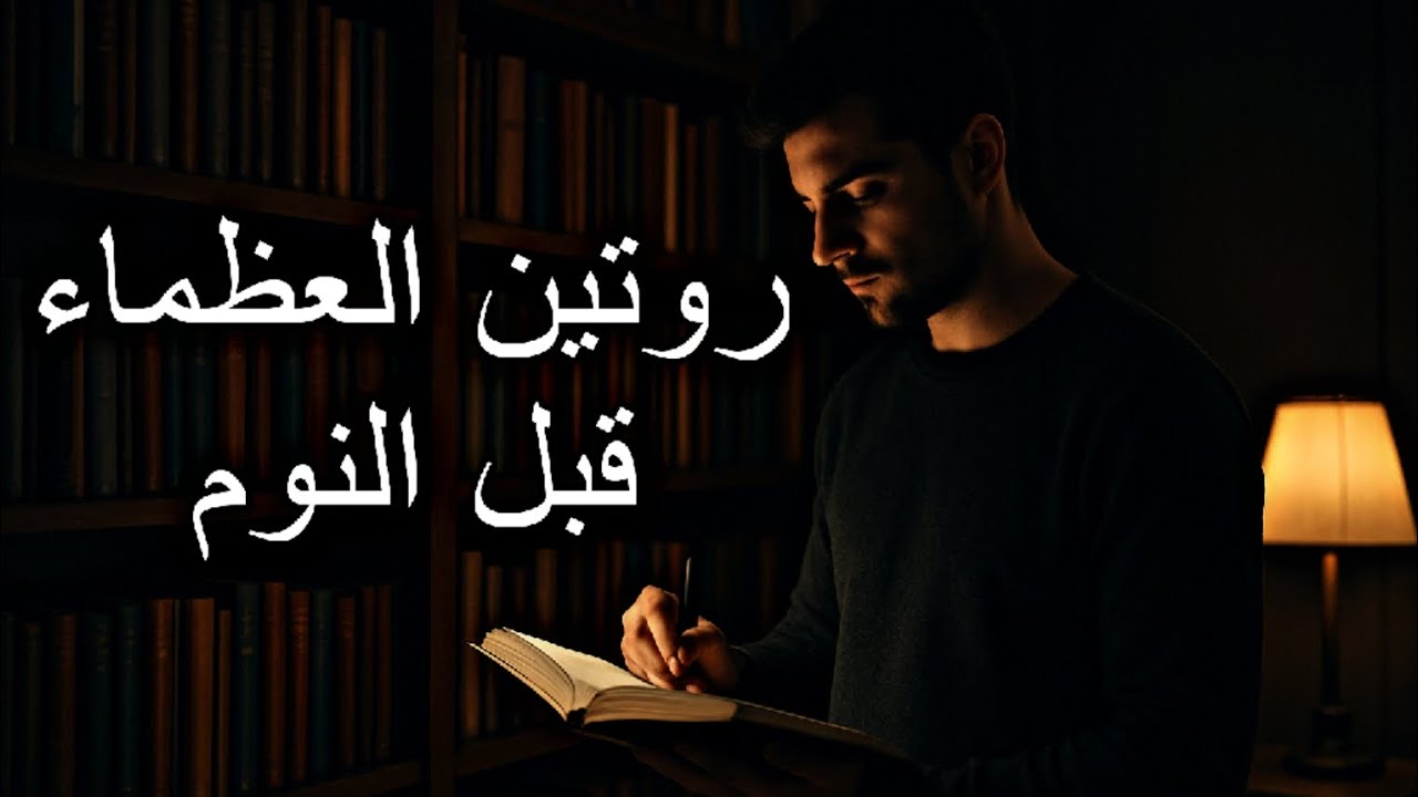 روتين العظماء قبل النوم — السر الذي يغيّر حياتك في 60 دقيقة | #بودكاست. 