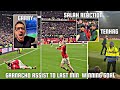 Crazy reaction to man united last min winning goal vs liverpool