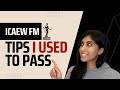 How i passed icaew aca financial management fm exam  proven successful tips used