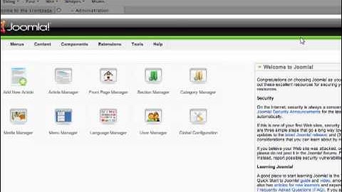 How to Remove Welcome to the Frontpage