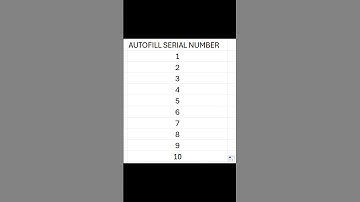 Autofill Serial Numbers in MS Excel | Quick & Easy Guide 📊✅"