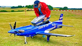 Pilatus Pc-21 Amazing Rc Scale 1:4 Model Turbine Turboprop Jet / Flight Demonstration !!!