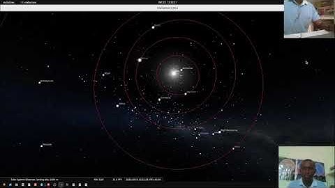 Planetary orbits Simulation Using Stellarium.