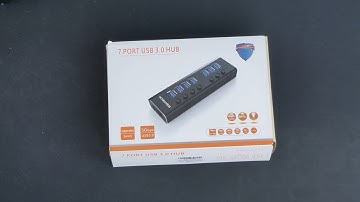 7 Port USB 3 0 HUB Extension; RSHTECH drive Unboxing Test and Review