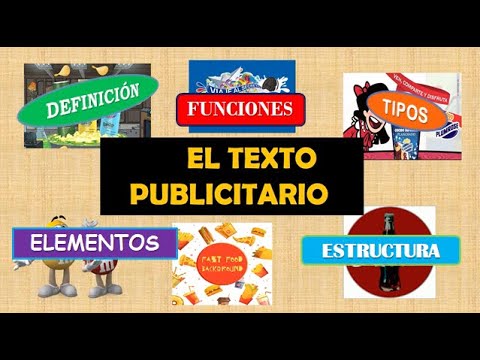 Texto publicitario: Definición, funciones, estructura, tipos y elementos.