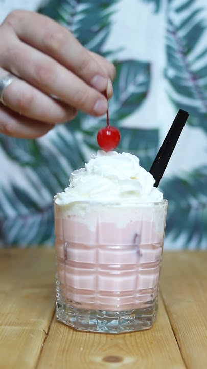 Розовый коктейль #drink #cocktails #рецепт - YouTube