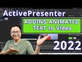 ActivePresenter Tutorial: How to add text to video in 2022
