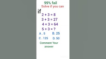 Genius IQ Test math puzzle🔥#shorts #maths #mathematics