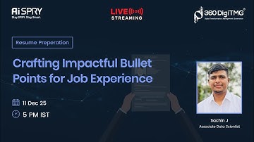 Resume Building | 11th December | 360DigiTMG