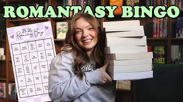 year long reading challenge announcement 💟 romantasy bingo 2025