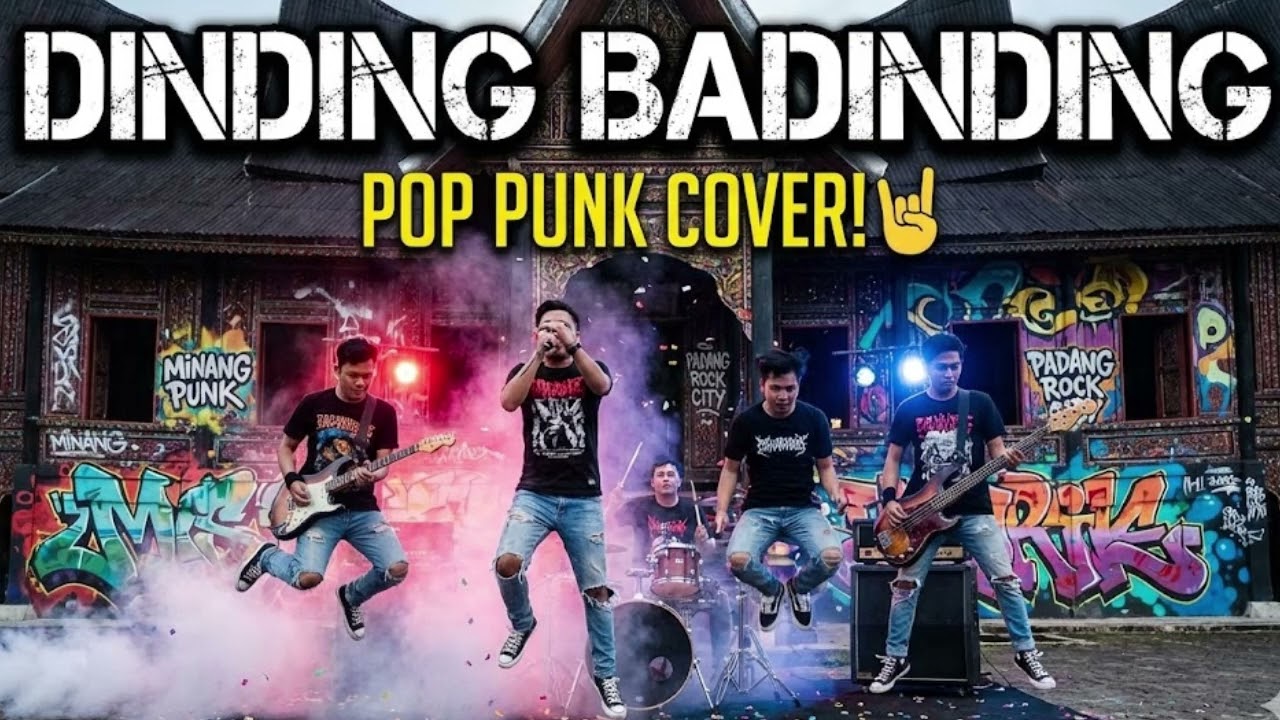 DINDING BADINDING - Pop Punk Rock Version | Vibe Semangat Baru! 💥🤘