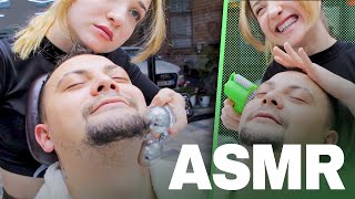 ASMR SLEEP PILL For Sleep Relief by Female Barber | Female Barber Massage