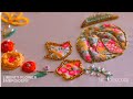 Liberty of London Flower hand embroidery for beginners - Tutoriel 3D flowers embroidery