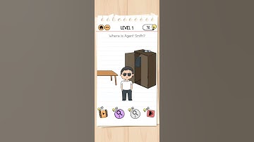 Brain Test 2 Level 1 Agent Smith || Where is Agent Smith?